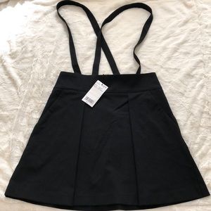 Mango a-line skirt w/detachable suspenders *NEW*